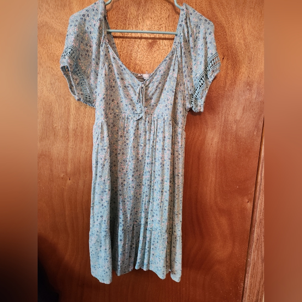 Pale Green Pink Republic Sundress L